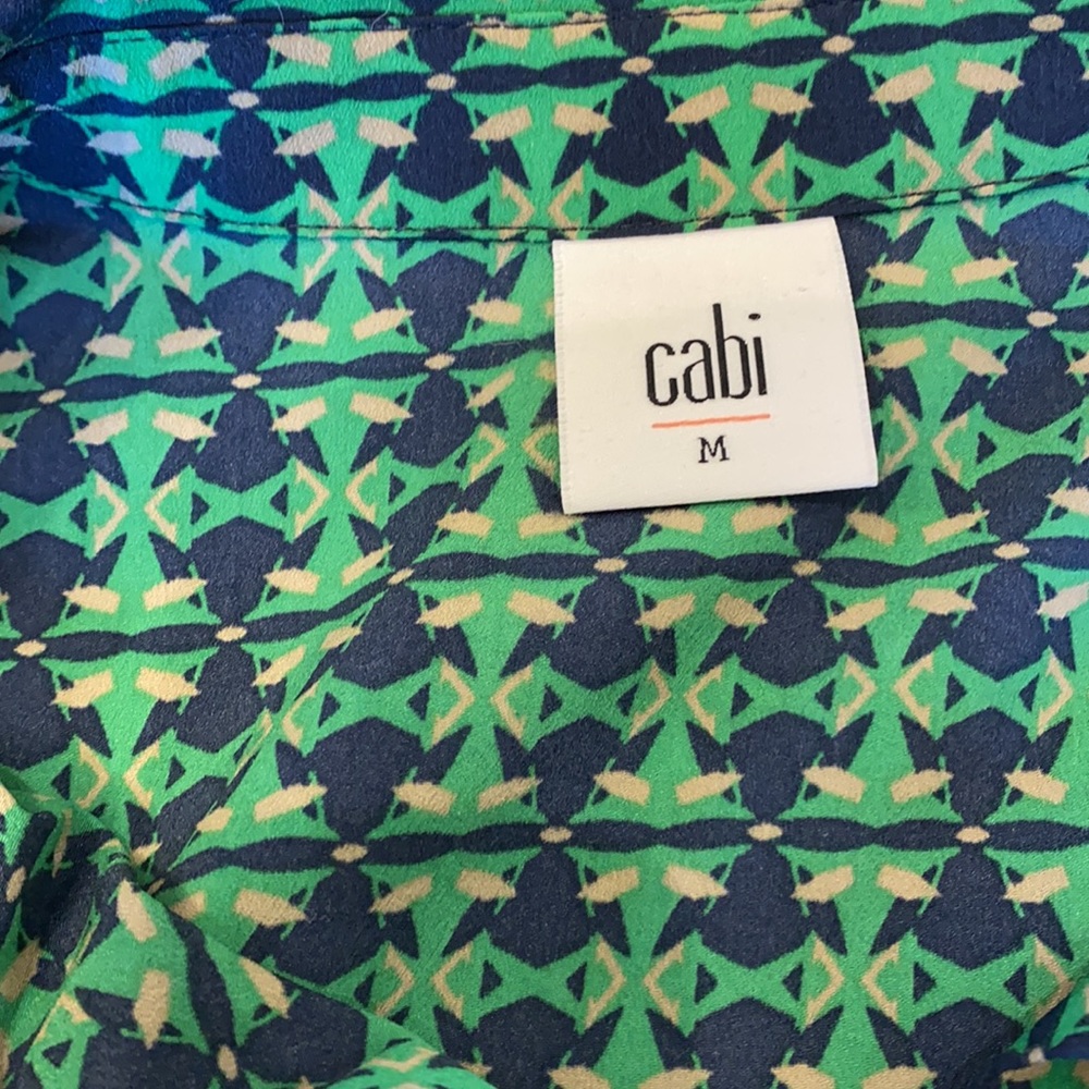 Cabi 5520 Bronco Patchwork Button Up Blouse - image 6